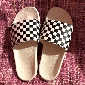 Vans slides women's 10